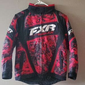 FXR Helix Kids Red and Black Jacket
